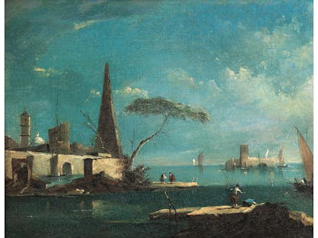 Giacomo Guardi, 1764 Venedig – 1835 ebenda, zug.